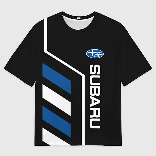 Мужская футболка оверсайз Subaru Auto / 3D-принт – фото 1