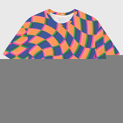 Мужская футболка оверсайз Wavy Squares