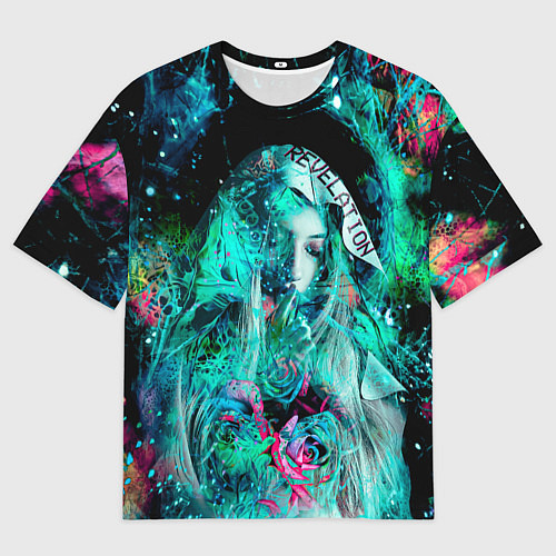 Мужская футболка оверсайз Revelation Moon / 3D-принт – фото 1