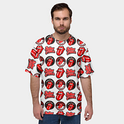 Футболка оверсайз мужская BRITISH LANGUAGES, цвет: 3D-принт — фото 2