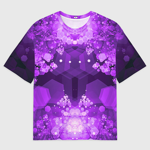 Мужская футболка оверсайз Crystal Galaxy / 3D-принт – фото 1