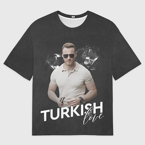 Мужская футболка оверсайз Turkish Love Serkan / 3D-принт – фото 1