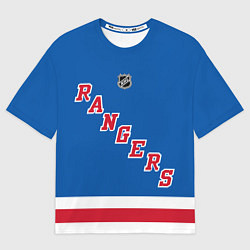 Футболка оверсайз мужская Артемий Панарин Rangers, цвет: 3D-принт