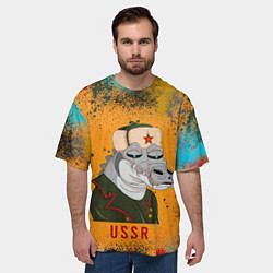 Футболка оверсайз мужская Nft token art USSR, цвет: 3D-принт — фото 2