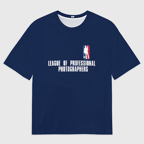 Мужская футболка оверсайз League of Professional Photographers 35mm / 3D-принт – фото 1