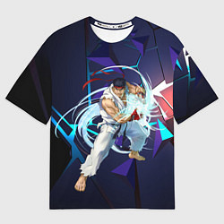 Футболка оверсайз мужская Рю-Street Fighter, цвет: 3D-принт