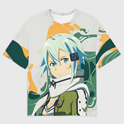 Мужская футболка оверсайз Асада Сино -Sword Art Online
