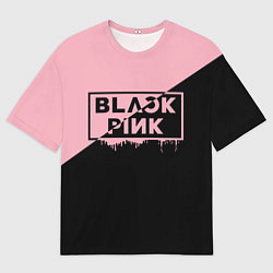 Мужская футболка оверсайз BLACKPINK BIG LOGO