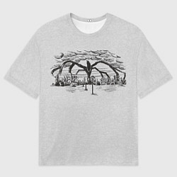 Футболка оверсайз мужская Очень странные дела Истязатель разума, цвет: 3D-принт