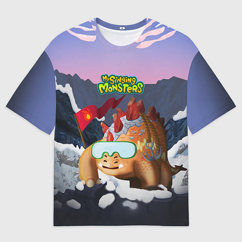 Мужская футболка оверсайз Стегобака / 3D-принт – фото 1