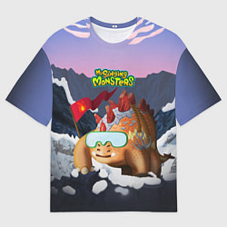 Мужская футболка оверсайз Стегобака