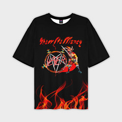 Мужская футболка оверсайз Show No Mercy - Slayer