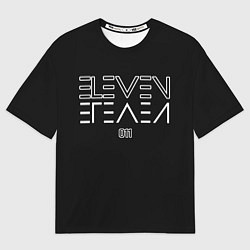Футболка оверсайз мужская Eleven Reverse, цвет: 3D-принт