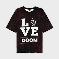 Футболка оверсайз мужская Doom Love Классика, цвет: 3D-принт