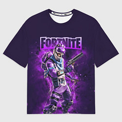 Футболка оверсайз мужская Fortnite Bronto Скин динозавра Видеоигра, цвет: 3D-принт