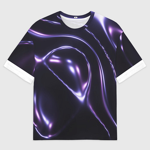 Мужская футболка оверсайз Абстракция drag and drop / 3D-принт – фото 1