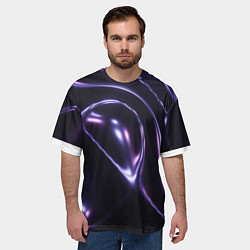 Футболка оверсайз мужская Абстракция drag and drop, цвет: 3D-принт — фото 2