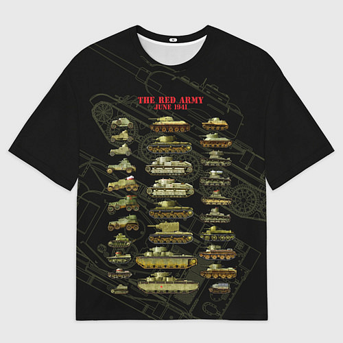 Мужская футболка оверсайз Red Army June 1941 / 3D-принт – фото 1