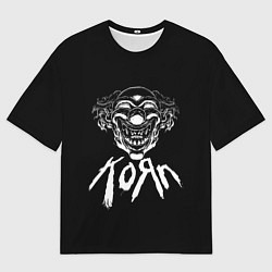 Мужская футболка оверсайз KoЯn Korn клоун