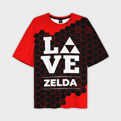 Мужская футболка оверсайз Zelda Love Классика