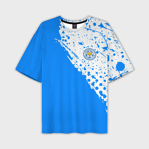 Мужская футболка оверсайз Leicester city Лестер Сити / 3D-принт – фото 1
