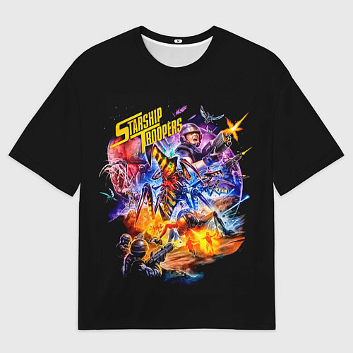 Мужская футболка оверсайз Starship Troopers Звездный Десант / 3D-принт – фото 1