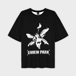 Мужская футболка оверсайз Linkin Park белый