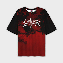 Мужская футболка оверсайз World Painted Blood - Slayer