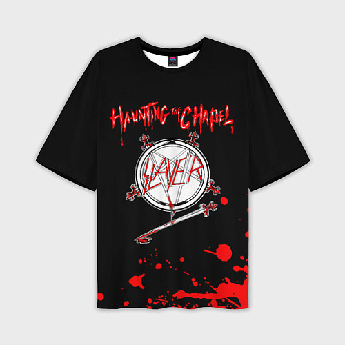 Мужская футболка оверсайз Haunting the Chapel - Slayer / 3D-принт – фото 1