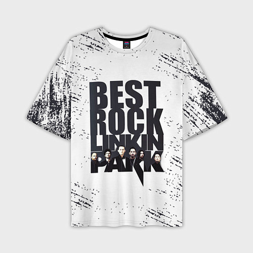 Мужская футболка оверсайз Linkin Park BEST ROCK / 3D-принт – фото 1