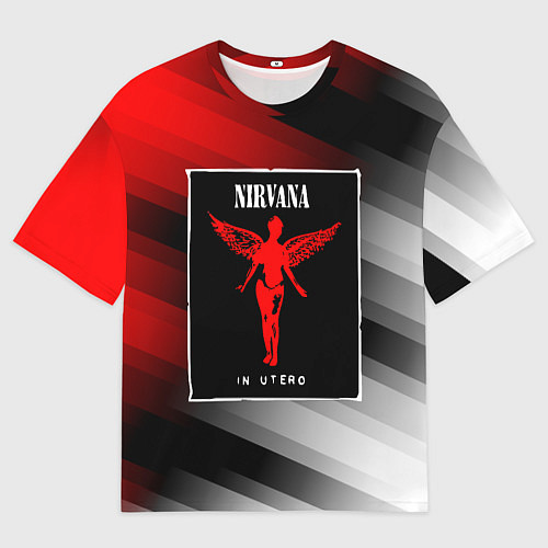 Мужская футболка оверсайз NIRVANA in utero - НИРВАНА / 3D-принт – фото 1