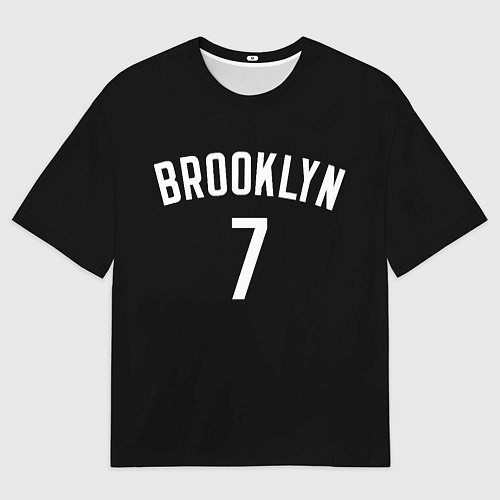 Мужская футболка оверсайз Кевин Дюрант Бруклин / 3D-принт – фото 1