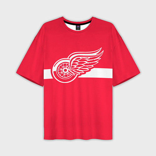 Мужская футболка оверсайз Детройт Ред Уингз Форма / 3D-принт – фото 1