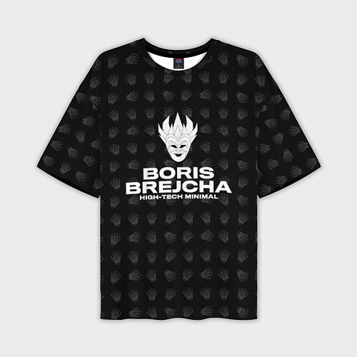 Мужская футболка оверсайз Boris Brejcha High-Tech Minimal / 3D-принт – фото 1