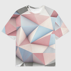 Футболка оверсайз мужская Светлый кибер-панк, цвет: 3D-принт