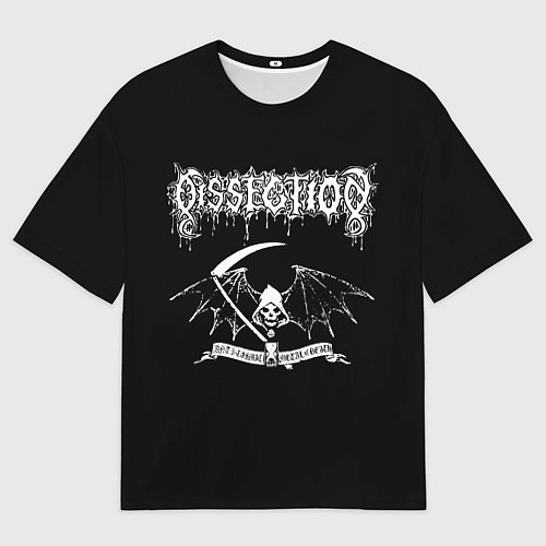 Мужская футболка оверсайз Dissection - Anti-Cosmic Metal of Death / 3D-принт – фото 1