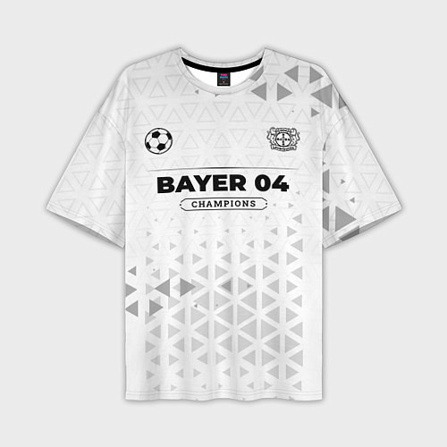 Мужская футболка оверсайз Bayer 04 Champions Униформа / 3D-принт – фото 1