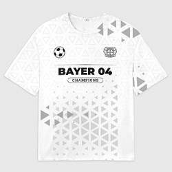 Мужская футболка оверсайз Bayer 04 Champions Униформа