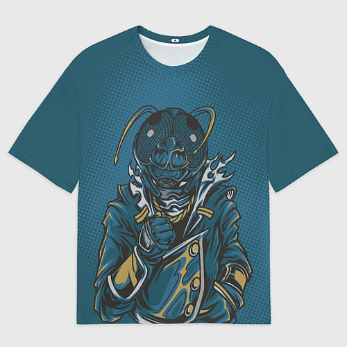 Мужская футболка оверсайз Насекомое муха-монстр / 3D-принт – фото 1