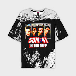 Футболка оверсайз мужская In Too Deep - Sum 41, цвет: 3D-принт