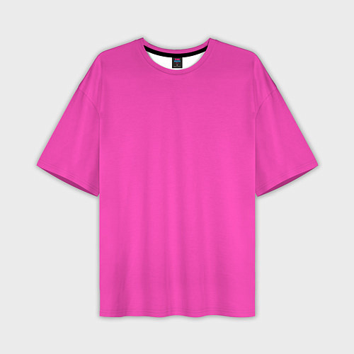 Мужская футболка оверсайз Яркий розовый из фильма Барби / 3D-принт – фото 1