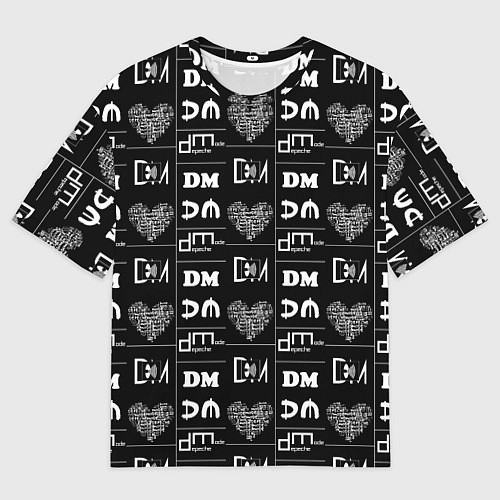 Мужская футболка оверсайз DM ENJOY THE SILENCE / 3D-принт – фото 1