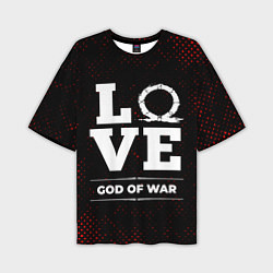 Мужская футболка оверсайз God of War Love Классика