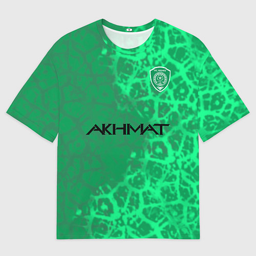 Мужская футболка оверсайз Фанат ФК Ахмат / 3D-принт – фото 1