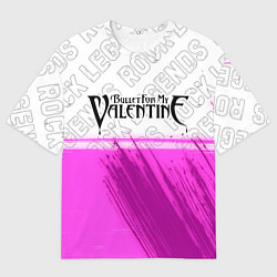 Мужская футболка оверсайз Bullet For My Valentine Rock Legends