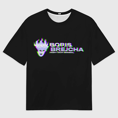 Мужская футболка оверсайз Borij Brejcha Glitch / 3D-принт – фото 1