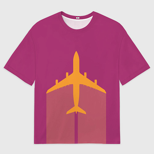 Мужская футболка оверсайз Полет в неизвестность / 3D-принт – фото 1