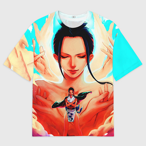 Мужская футболка оверсайз НИКО РОБИН ВАН ПИС / 3D-принт – фото 1