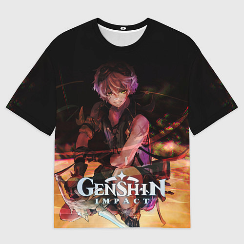 Мужская футболка оверсайз Беннет-незадачливый паренёк / 3D-принт – фото 1