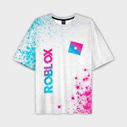 Мужская футболка оверсайз Roblox Neon Gradient FS